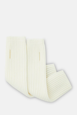 Длинные митенки с шерстью