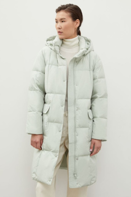 Стеганое пуховое пальто