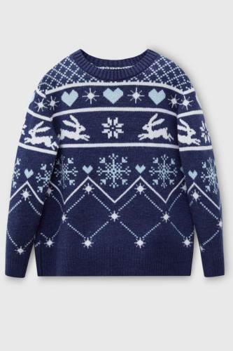 Джемпер с узором в скандинавском стиле