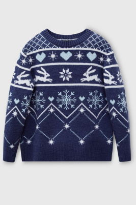 Джемпер с узором в скандинавском стиле