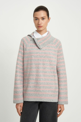 Джемпер свободного силуэта с шерстью