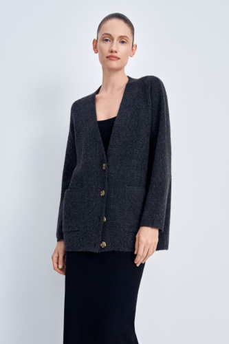 Удлиненный кардиган свободного кроя