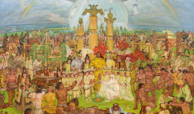 Эпос в формате 3D. Айталина Степанова о выставке работ своего отца, живописи и призвании / Анастасия Москвитина   Город Москва