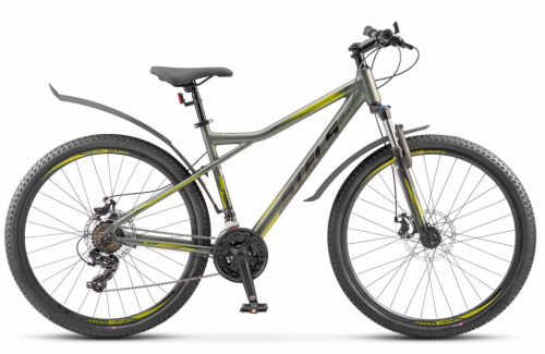 Горный велосипед Stels Navigator 710 MD 27.5 V020, год 2025, цвет Зеленый, ростовка 16
