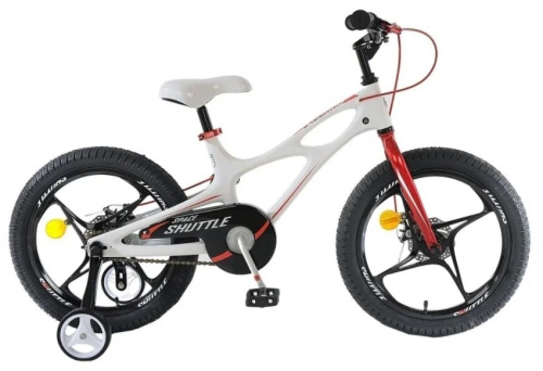 Детский велосипед Royal Baby Space Shuttle 18, год 2022, цвет Белый