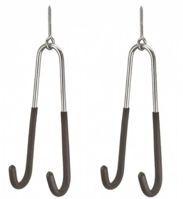 Крюки для хранения велосипеда Bike Hand YC-27S (черный / серебристый)