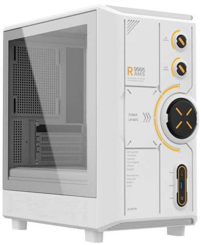 Корпус mATX ALSEYE RAMS 2.0 AS.07.0241 без БП, USB 3.0, USB Type-C