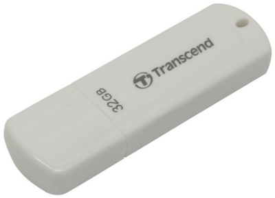 Накопитель USB 2.0 32GB Transcend JetFlash 370 TS32GJF370 белый