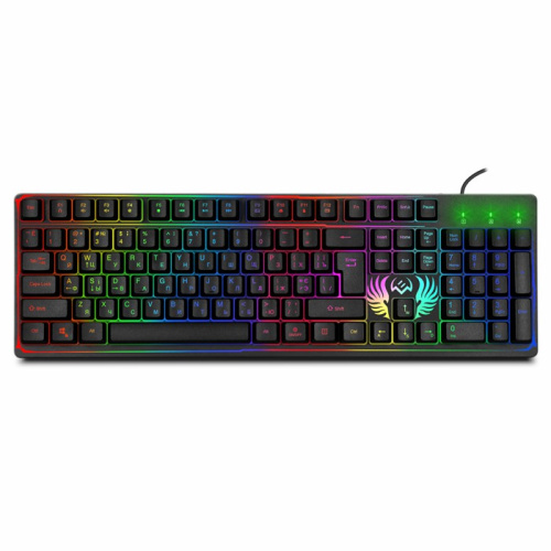 Клавиатура Sven KB-G8000 черная, 105кл., 20 Fn функций, подсветка, 1.8м