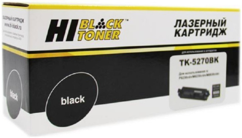 Тонер-картридж Hi-Black 4100603170 (HB-TK-5270BK) для Kyocera M6230cidn/M6630/P6230cdn, Bk, 8K