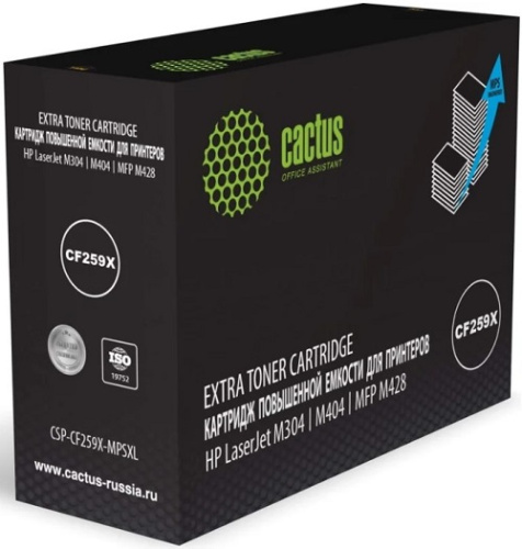 Картридж Cactus CSP-CF259X-MPSXL лазерный CF259X черный (20000стр.) для HP LJ M304/M404/MFP M428