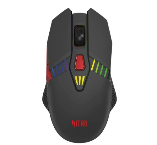 Мышь Wireless Acer Nitro OMR305 ZL.MCECC.020 черная, оптическая (3200dpi) BT/Radio USB (6but)