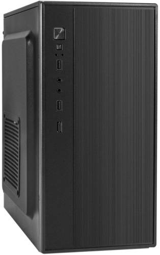 Корпус mATX Exegate BAA-408-AAA450 EX298154RUS БП AAA450, 2*USB, черный