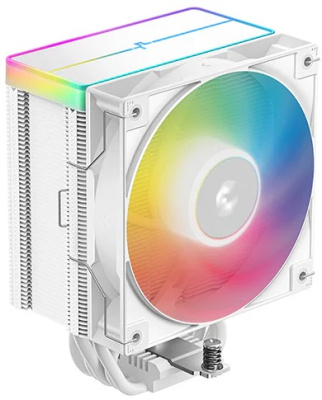 Кулер Deepcool AG500 WH ARGB V2 LGA1700/1200/115X/AM5/AM4 (TDP 240W, 120mm ARGB fan, 300-1950rpm, 67.88CFM,  29.4dBA, 4-pin PWM, белый) RET
