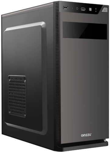 Корпус ATX Ginzzu A190 без БП, 2*USB 2.0