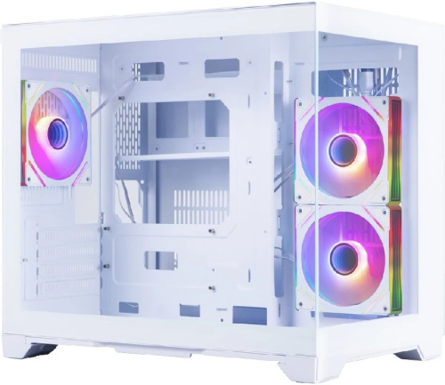Корпус mATX 1STPLAYER MEGAVIEW MV6-TP ARGB White