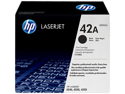 Картридж HP 42A Q5942A для принтера LaserJet 4250/4350 (10000 стандартных страниц согласно ISO/IEC )