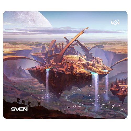 Коврик для мыши Sven MP-G03S SV-016883 игровой Island (230x200x2мм, ткань + резина)