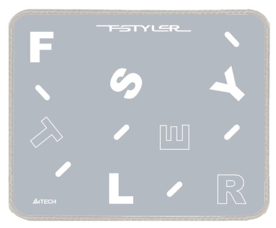 Коврик для мыши A4Tech FStyler FP25 серый/белый 1599186