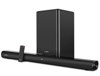 Саундбар Sven SB-2200D SV-020811 черный (300Вт, DD, BT, HDMI, ПДУ, Optical, USB, дисплей, беспроводной сабвуфер)