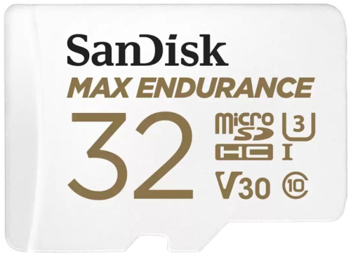 Карта памяти 32GB SanDisk SDSQQVR-032G-GN6IA microSDHC (с SD адаптер) Class 10 UHS-I U3 V30