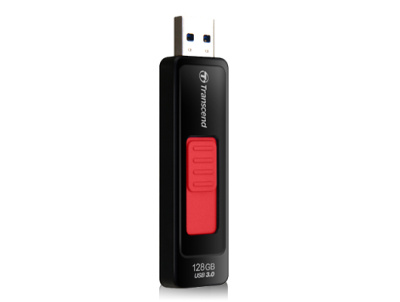 Накопитель USB 3.0 128GB Transcend JetFlash 760 TS128GJF760 черный/красный