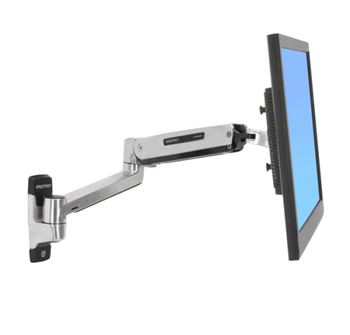 Кронштейн настенный Ergotron LX Sit-Stand Настенное крепление "Рука" для монитора , серебр. 45-353-026