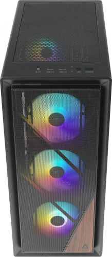 Корпус ATX Azza Forest черный, без БП, 2*USB 3.0, audio