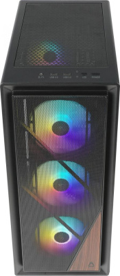 Корпус ATX Azza Forest черный, без БП, 2*USB 3.0, audio