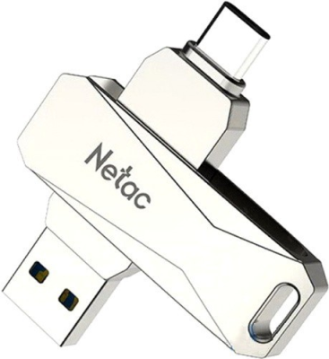 Накопитель USB 3.0 32GB Netac NT03U785C-032G-30PN U785, TypeC, металлическая