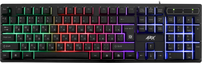 Клавиатура проводная Defender USB ARX GK-196L 45196 black