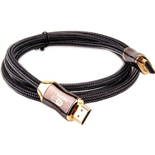 Кабель интерфейсный HDMI-HDMI Telecom TCG300-3M 19M/M, 8K/60Hz метал разъемы, нейлоновая оплетка, 3m