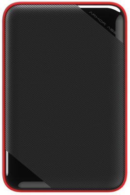Внешний жесткий диск 2.5'' Silicon Power SP010TBPHD62SS3K Armor A62 1TB USB3.1 прорезиненный водонепроницаемый IPX4, держатель кабеля, черный