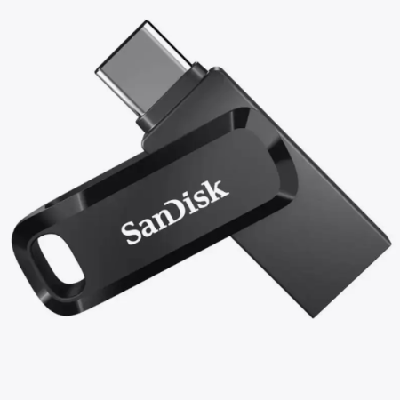 Накопитель USB 3.1 32GB SanDisk SDDDC3-032G-G46 Ultra Dual Drive USB Type-C, чёрный