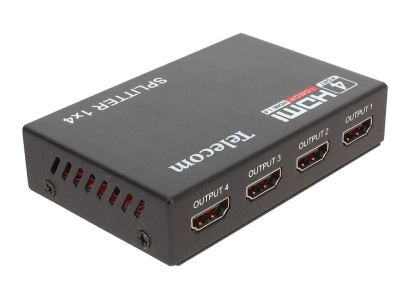 Разветвитель HDMI Telecom TTS5020 каскадируемый, 1.4v+3D, на 4 монитора