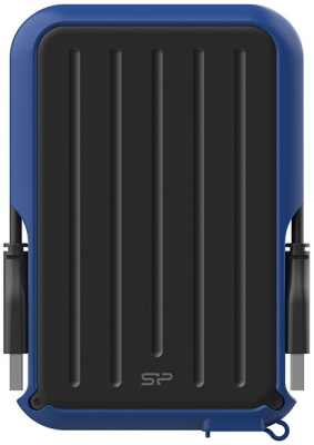 Внешний жесткий диск 2.5'' Silicon Power SP020TBPHD66SS3B Armor A66, 2 TB, USB 3.2, синий