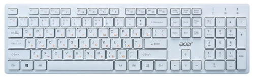 Клавиатура Acer OKW123 ZL.KBDEE.00D белый USB