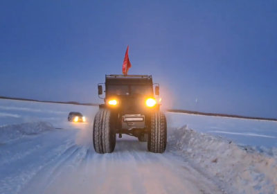 Намский район Якутии принял эстафету «Знамя Победы» / ЯСИА   