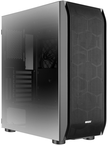Корпус ATX Ginzzu GL180 без БП, боковая панель из закалённого стекла, 2*USB 2.0, USB 3.0