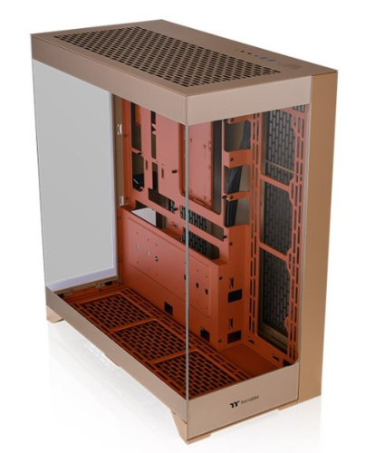 Корпус ATX Thermaltake CTE E550 CA-1Z8-00MGWN-00 Gravel Send, без БП, панели из закаленного стекла, 2*USB3.0, Type-C, HD audio