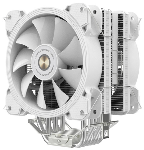 Кулер ALSEYE H120D (White) LGA115х/1151-v2/1200/1700/2011/AM2/AM2+/AM3/AM3+/AM4/FM1/FM2/FM2+(Al+Cu, 120mm fan, 2000rpm, 11.6-35.3dBA, 4-pin PWM) RTL