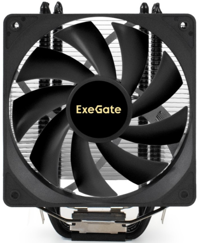 Кулер Exegate Dark Magic EE400XL-PWM EX295004RUS LGA775/115x/1200/1700/AM2/AM2+/AM3/AM3+/AM4/AM5/FM1/FM2/ 754/939/940 (120mm fan, 800-2400rpm, 50CFM,