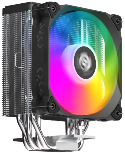 Кулер PentaWave PC-Z05E SRB ARGB PWM LGA115X/1200/1700/AM4/AM5 (120mm fan, 600-1850RPM, 86.5CFM, 12-32,6dBA, TDP 235W)