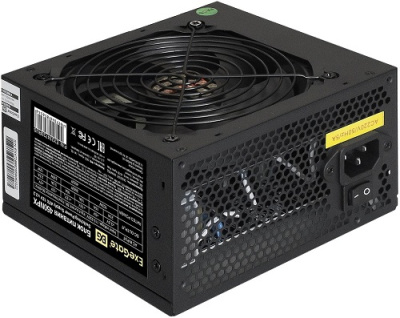 Блок питания ATX Exegate 450NPX EX224733RUS 450W, black, 12cm fan, 24+4p, 6/8p PCI-E, 3*SATA, 2*IDE, FDD