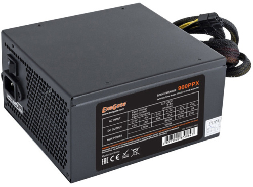 Блок питания ATX Exegate EX222114RUS PPX, 900W, APFC, 140mm fan, RTL