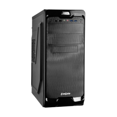 Корпус ATX Exegate UN-604 EX269435RUS miditower, UN350, 120mm 2*USB+2*USB3.0, Audio, black