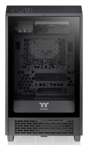 Корпус mini-ITX Thermaltake The Tower 200 CA-1X9-00S1WN-00 черный, без БП, боковая панель из закаленного стекла, USB 3.1, 2*USB 3.0, audio