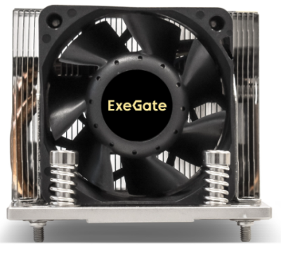 Кулер Exegate ESNK-P0063AP4.PWM.2U.SP3.Cu EX293436RUS LGA SP3 (Al+Cu, 60mm fan, 1600-6800RPM, 54,3 dBa, 4-pin PWM, TDP 240W) retail box