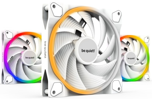 Вентилятор для корпуса Be quiet! Light Wings White BL103 140x140x25mm, 2200rpm, 71.7CFM, 31dBA, 4-pin PWM (3-pack)