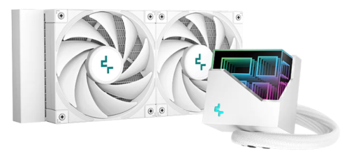 Система охлаждения Deepcool LT520 WH LGA2066/2011-v3/2011/1700/1200/115x/sTRX4/sTR4/AM5/AM4 (2*120mm fan, 500-2250rpm, 85.85CFM, 32.9dBA, 4-pin PWM) R